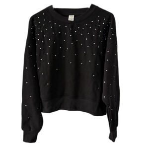 PINK Victoria's Secret Rhinestone Embellished Crewneck